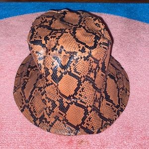 Snake Print Bucket Hat
